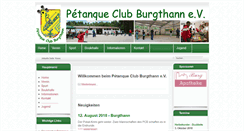 Desktop Screenshot of pcburgthann.de
