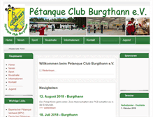 Tablet Screenshot of pcburgthann.de